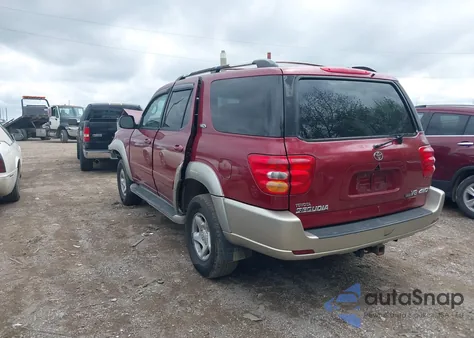 2001 Toyota Sequoia Sr5 V8 из США, поврежденный, VIN 5TDBT44A61S037255